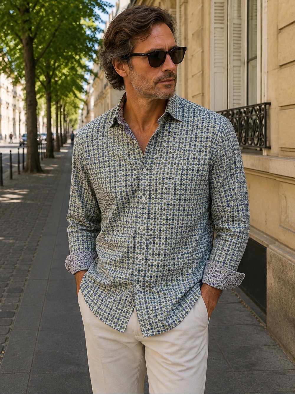 Robert Graham long sleeve shirt size 2XL